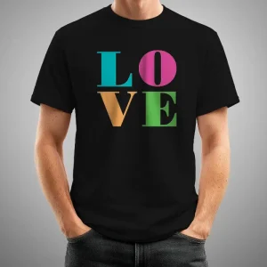 Camiseta LOVE multicolor